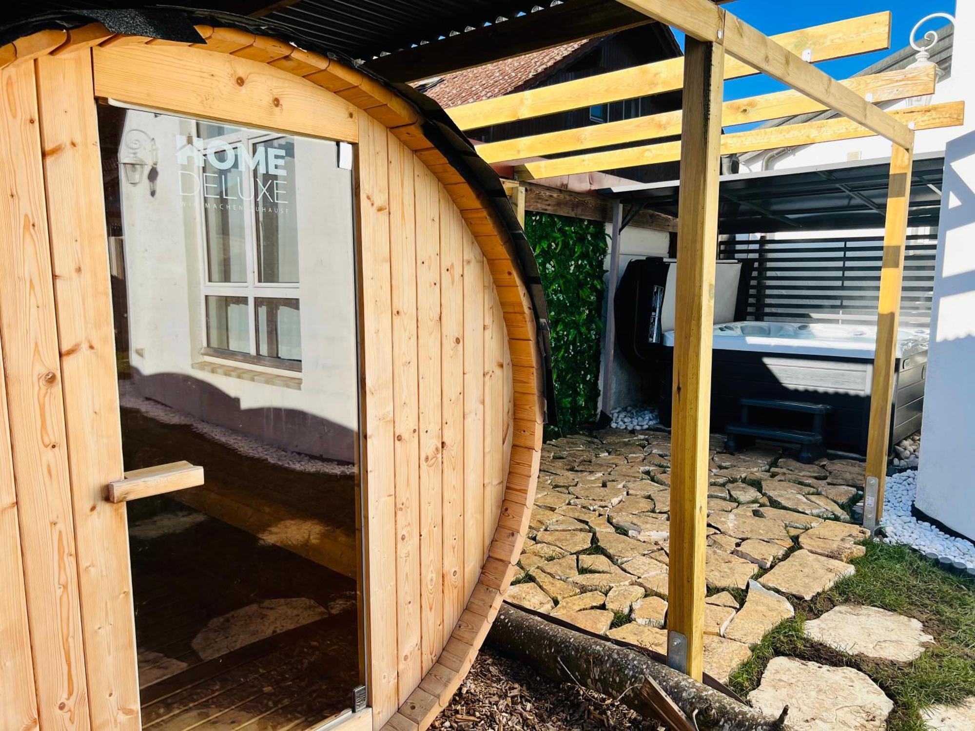 Welschwood Holiday Retreat With Sauna Gerstetten Exterior photo